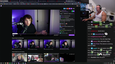 Knut loses it listening to Mitch's story