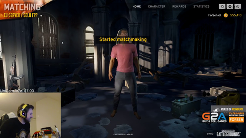 Forsen makes a drink