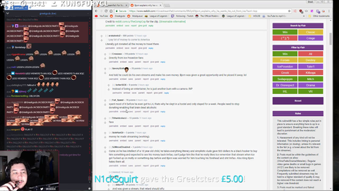 Long-time fan donates greek an observational message