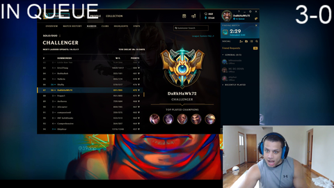 Wouldn't be a T1 stream without a QT flame