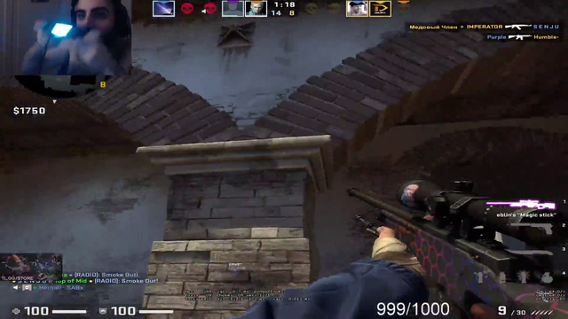 Sliker gets an insane no-scope on csgo with a Playstation Controller