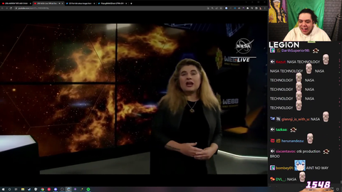 NASA's stream is going well