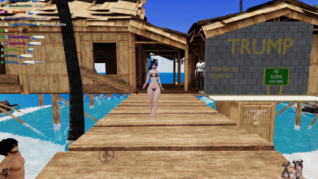 The future is now! Sodapoppin's friend hosting a bikini fashion show