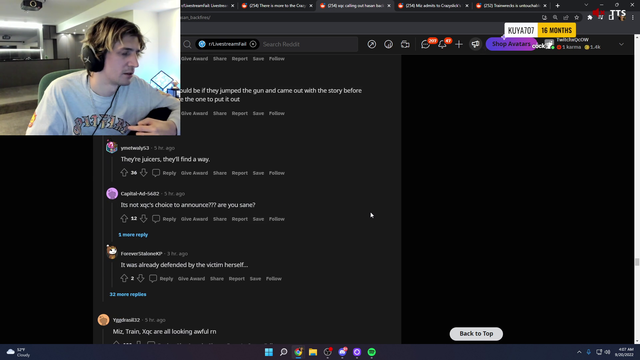 XQC says they kept this "for a rainy day"