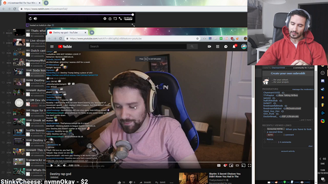 Nymn reacts to Destiny being the new rap god