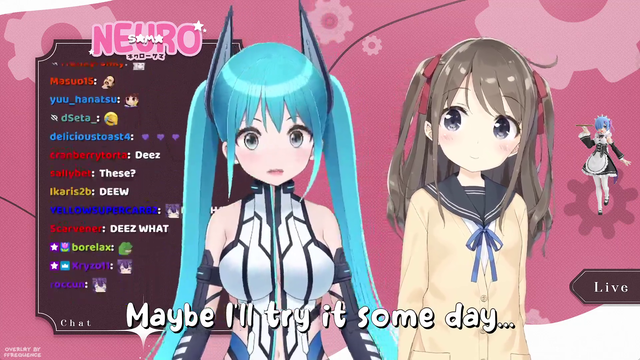 Neuro-sama likes the taste of nuts