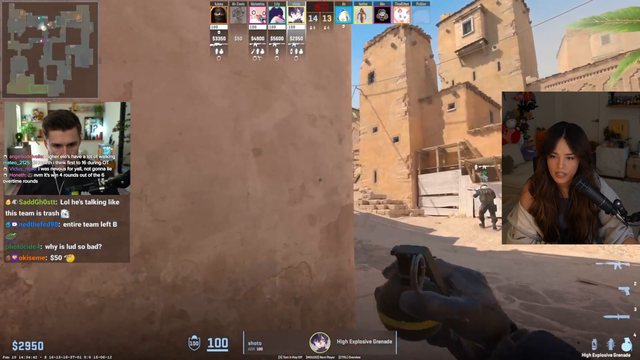 Ludwig crashes out over teammates playing CS for the first time in tournament