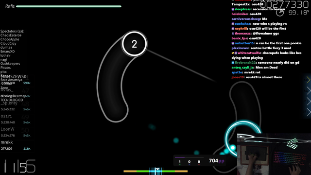 #1 osu! player mrekk gets new top play of all time