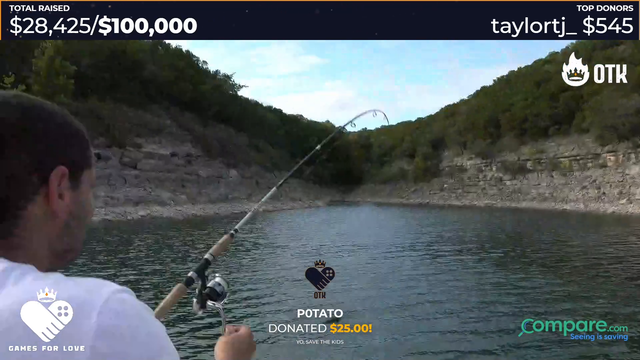 emoney catches the first fish, landing W's all day