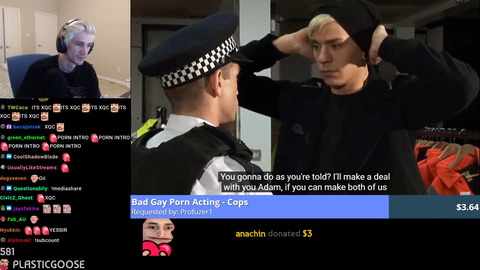 xQc gay porno