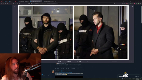 Asmongold argues that Andrew Tate got arrested cuz government is corrupted
