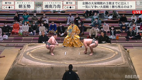Sumo wrestler having issues