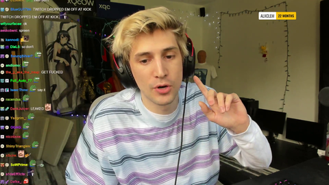 xQc says that he confirmed with Twitch staff that spam reports, that Bruce mentioned, are not a thing