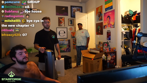 After living together for almost 5 years, Simply says goodbye to Mizkif and Russel