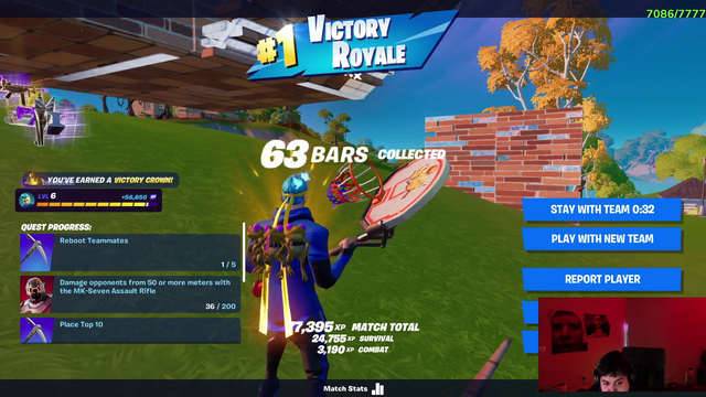 Poke wins Fortnite match, creatively gets out of playing with partner again