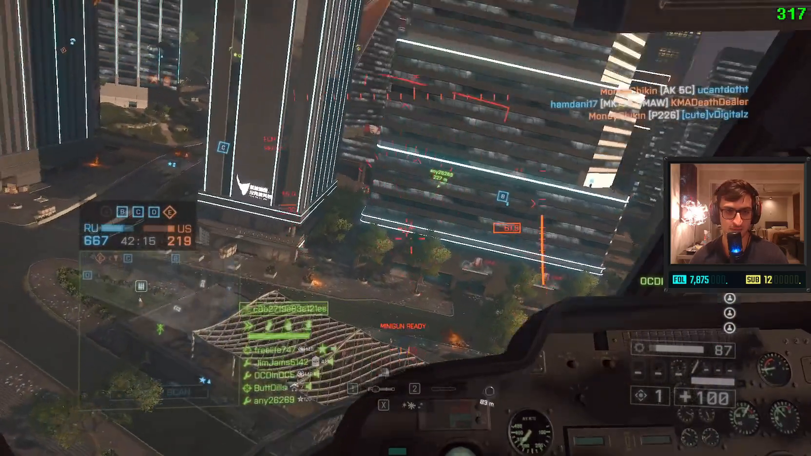 Elite battlefield Heli pilot Dodges jets