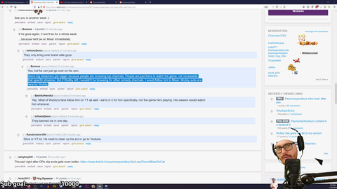 Paymoneywubby calls out the streamers that were scared to participate in his Twitch expose video. Mentions Amouranth is participating.