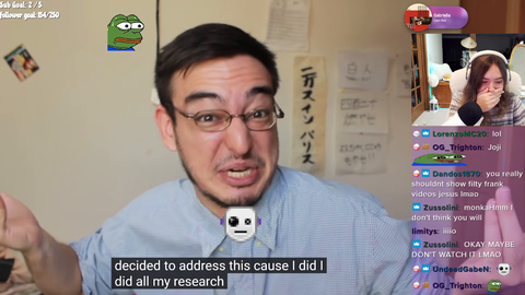 Streamer discovers Filthy Frank