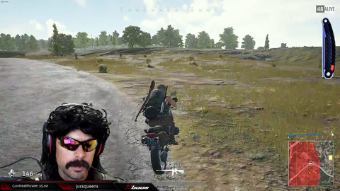 "I'm going through the redzone..."