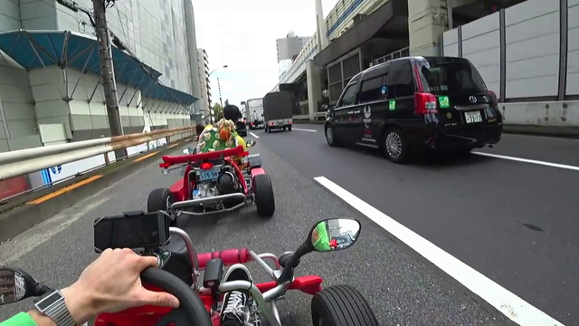 Jake's Mario Kart Tour of Tokyo gets Interrupted