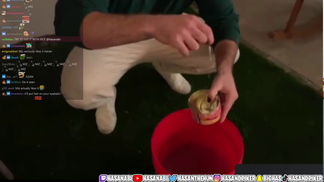 Hasan loses to fish