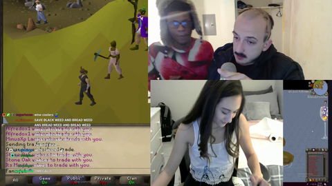 Hyphonix teaching the ropes to NEW GIRL STREAMER