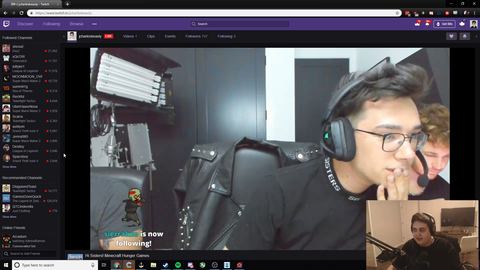 MizKif Eggers makes James Charles Log Offline