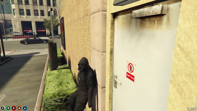 Shadowstorm shows his stealth skills.