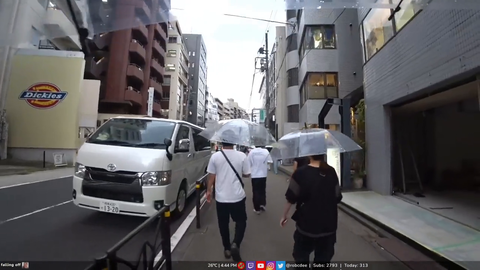 robcdee - raindrop ASMR in Shibuya, Tokyo, Japan