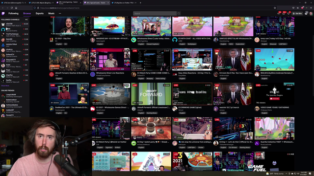 Asmongold is confused about E3 DMCA, so he check in on what XQC is doing