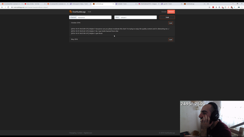 Slicker Checks Tyler1's logs in Kaceytrons Chat