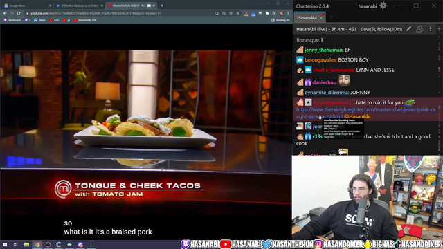 Hasan gets rolled