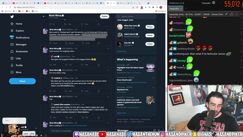 Azan ratioed Nicki Minaj and received these messages from Nicki's fans