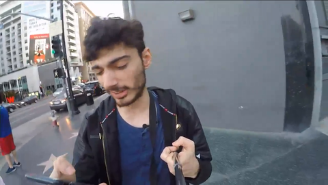 The first time Ice is recognized from Twitch, he's streaming on YouTube.