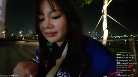 eating ice cream in China
