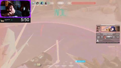 Streamer has exactly 60 seconds until his wifi gets shut offline and wins the game at the last possible second [VALORANT]