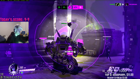 xQc flexing on Widow with a 3k (colorblind mode)