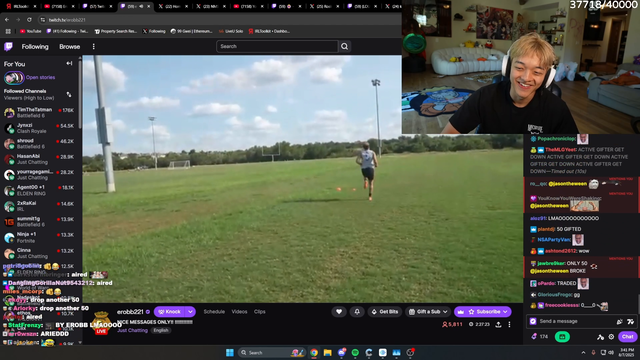 Jason checks in on erobbs training session