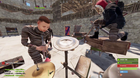 The kitten's new band having a jam session