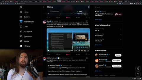 Asmongold says AI doesn’t use a lot of water and says that it’s propaganda created by people who are scared of AI taking their jobs or careers