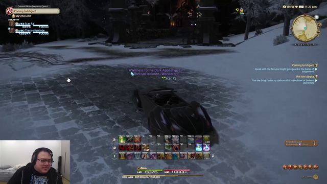 Scarra gets welcomed to Heavensward by FF14 players