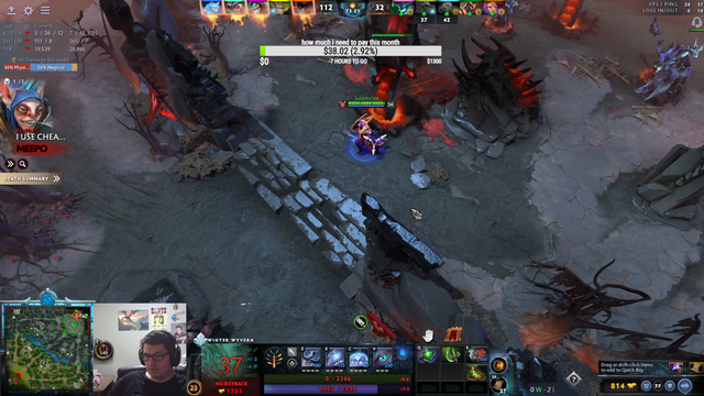 Dota 2 Streamer with countless twitch bans has choice words for his opponents
