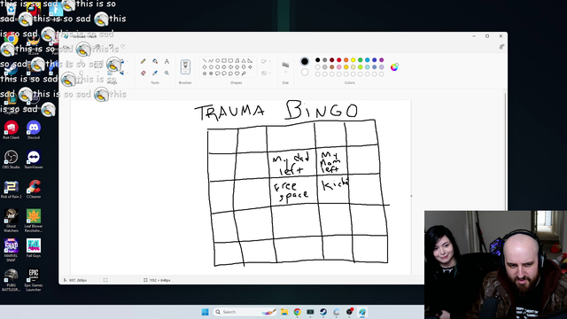 tectone playing bingo with his friend pinkchyu