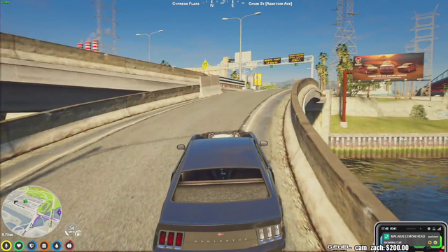 Is there a tracker on this car? A heli?