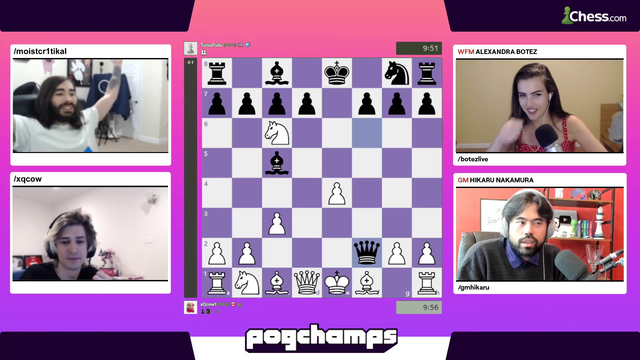 Chess - Botez crosses over to Moistcr1tikal at the wrong time