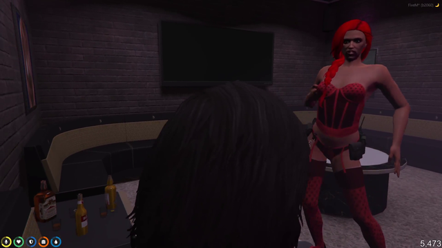 Polish man in Strip club