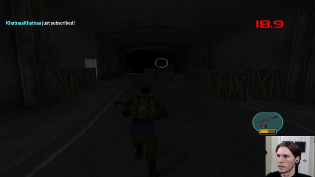 Jerma escapes before the bomb explodes
