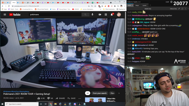 Hasan has a take on Pokimane's room tour
