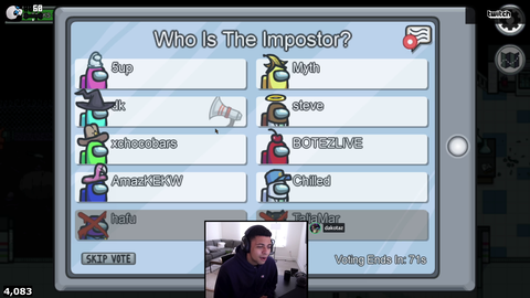 Myth impersonates XQC