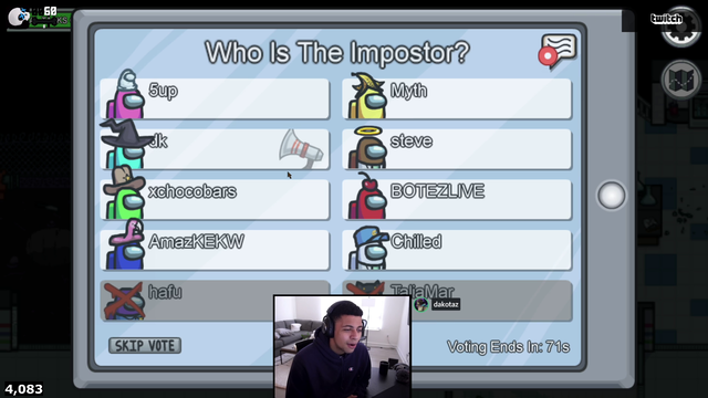 Myth impersonates XQC